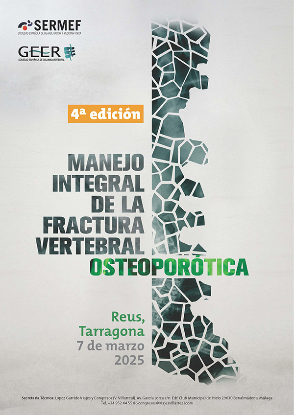 Cartel IV Curso conjunto SERMEF-GEER: Manejo Integral de la Fractura Vertebral Osteoporótica